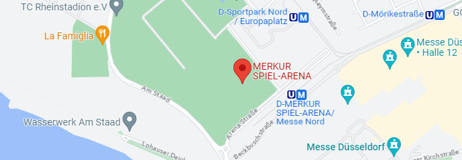 Fortuna Düsseldorf Stadion Merkur Spiel Arena Lage