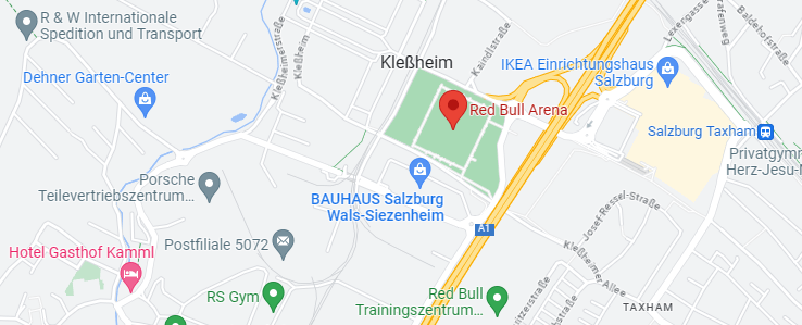 RB Salzburg Stadion Red Bull Arena Lage