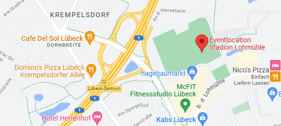 VfB Lübeck Stadion Lohmühle Lage