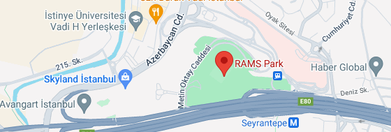 Galatasaray Istanbul Stadion RAMS Park Lage
