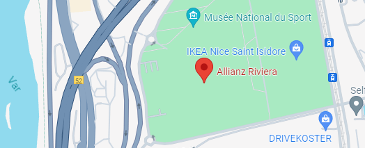 OGC Nizza Stadion Allianz Riviera Lagea