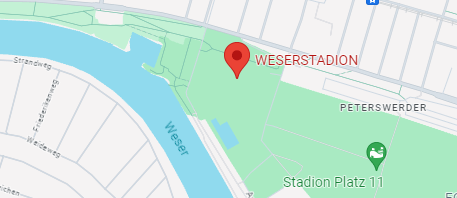 Werder Bremen Stadion Weserstadion Lage