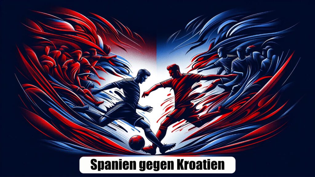 Spanien gegen Kroatien